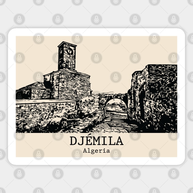 Djémila - Algeria Magnet by Lakeric